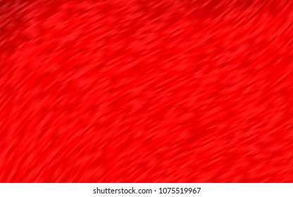 Light Red vector template with lines, ovals. Geometric illustration in marble style with gradient.  New composition for your brand book.