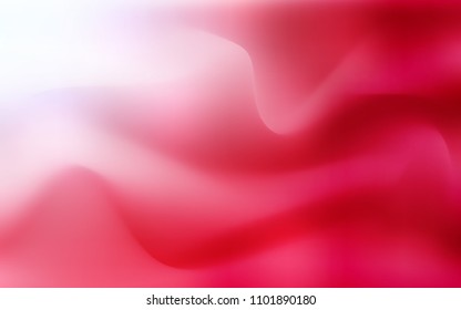 Light Red vector template with lines, ovals. A vague circumflex abstract illustration with gradient. A completely new template for your business design.