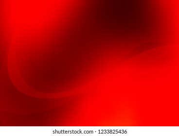 Light Red vector template with lines, ovals. Brand new colored illustration in marble style with gradient. The template for cell phone backgrounds.