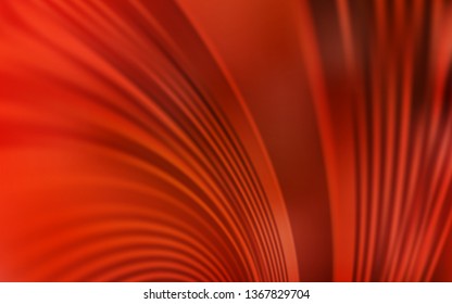Light Red vector template with lines. Modern gradient abstract illustration with bandy lines. A new texture for your  ad, booklets, leaflets.