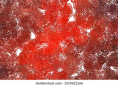 Light Red vector template with lines. Colorful illustration in abstract style with gradient. Pattern for your business design.