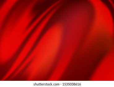 Light Red vector template with lines, ovals. Creative geometric illustration in marble style with gradient. A completely new template for your business design.