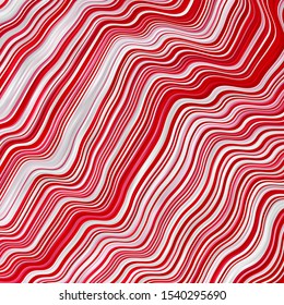 Light Red vector template with lines. Gradient illustration in simple style with bows. Design for your business promotion.
