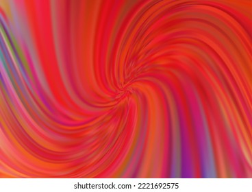 Light Red vector template with lines, ovals. An elegant bright illustration with gradient. The best blurred design for your business.