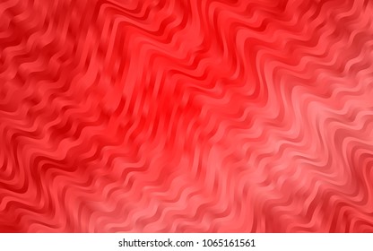 Light Red vector template with liquid shapes. Colorful abstract illustration with gradient lines. Pattern for your business design.