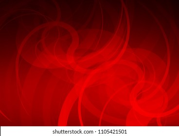 Light Red vector template with liquid shapes. An elegant bright illustration with gradient. A new texture for your  ad, booklets, leaflets.