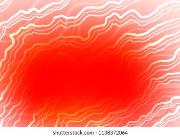 Light Red vector template with liquid shapes. An elegant bright illustration with gradient. The template for cell phone backgrounds.