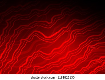 Light Red vector template with liquid shapes. A sample with blurred bubble shapes. Textured wave pattern for backgrounds.