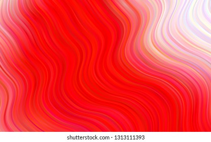 Light Red vector template with liquid shapes. A sample with blurred bubble shapes. Brand new design for your ads, poster, banner.