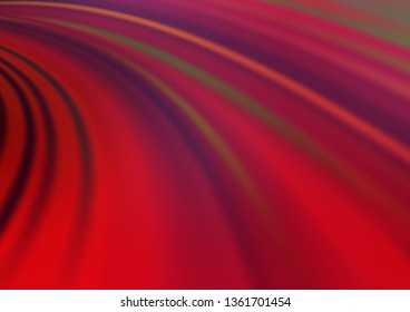 Light Red vector template with liquid shapes. Colorful illustration in abstract marble style with gradient. Brand new design for your ads, poster, banner.