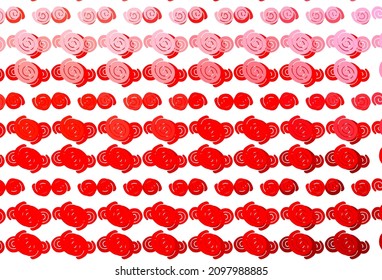 Light Red vector template with liquid shapes. Shining illustration, which consist of blurred lines, circles. Pattern for your business design.