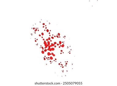 Light Red vector template with liquid shapes. Glitter abstract illustration with wry lines. The best blurred design for your business.