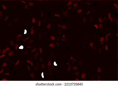 Light Red vector template with memphis shapes. Colorful chaotic forms with gradient in modern style. Simple design for your web site.