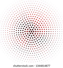 Light Red vector template with neon stars. Shining colorful illustration with small and big stars. Best design for your ad, poster, banner.