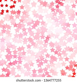 Light Red vector template with neon stars. Decorative illustration with stars on abstract template. Design for your business promotion.
