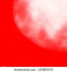 Light Red vector template with neon stars. Modern geometric abstract illustration with stars. Pattern for new year ad, booklets.