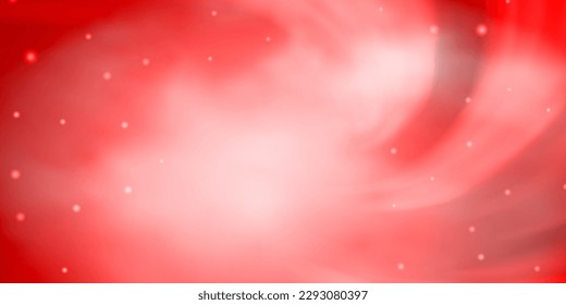 Light Red vector template with neon stars. Shining colorful illustration with small and big stars. Best design for your ad, poster, banner.
