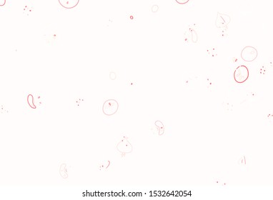 Light Red vector template with organic meal. Abstract background with colorful Fast Food illustrations. Pattern for menu of cafes, bars, restaurants.