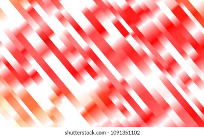 Light Red vector template with repeated sticks. Shining colored illustration with narrow lines. The pattern can be used for busines ad, booklets, leaflets