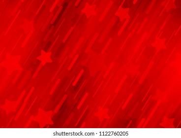 Light Red vector template with repeated sticks. Decorative shining illustration with lines on abstract template. Smart design for your business advert.