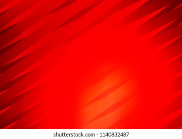 Light Red vector template with repeated sticks. Decorative shining illustration with lines on abstract template. Best design for your ad, poster, banner.