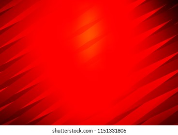 Light Red vector template with repeated sticks. Modern geometrical abstract illustration with staves. Smart design for your business advert.