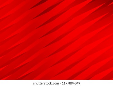 Light Red vector template with repeated sticks. Shining colored illustration with narrow lines. Best design for your ad, poster, banner.