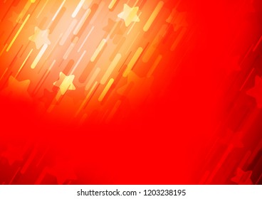 Light Red vector template with repeated sticks. Glitter abstract illustration with colored sticks. The pattern can be used for busines ad, booklets, leaflets