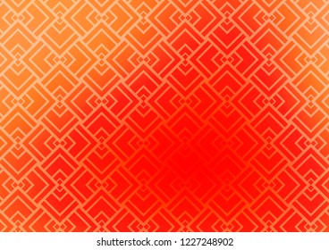 Light Red vector template with repeated sticks. Shining illustration with lines on abstract template. Pattern for ads, posters, banners.