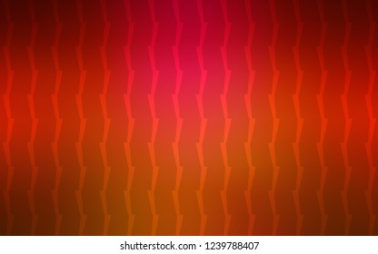 Light Red vector template with repeated sticks. Glitter abstract illustration with colored sticks. Template for your beautiful backgrounds.