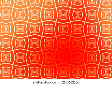 Light Red vector template with repeated sticks. Glitter abstract illustration with colored sticks. Pattern for business booklets, leaflets.