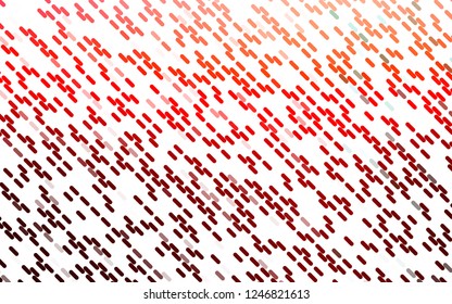 Light Red vector template with repeated sticks. Shining illustration with lines on abstract template. Pattern for business booklets, leaflets.