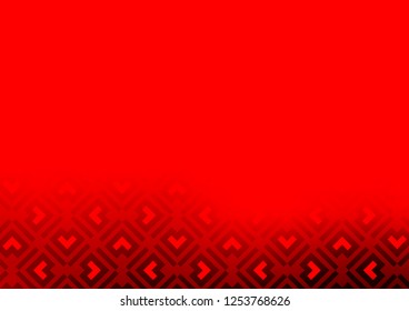 Light Red vector template with repeated sticks. Decorative shining illustration with lines on abstract template. Smart design for your business advert.