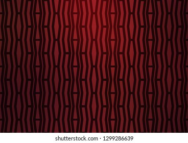 Light Red vector template with repeated sticks. Glitter abstract illustration with colored sticks. The template can be used as a background.