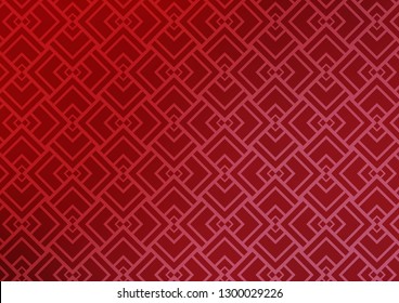 Light Red vector template with repeated sticks. Glitter abstract illustration with colored sticks. Backdrop for TV commercials.