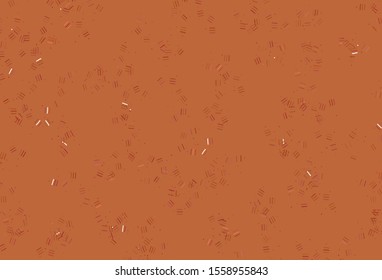 Light Red vector template with repeated sticks, dots. Colorful shining illustration with lines on abstract template. Pattern for ads, posters, banners.