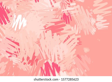 Light Red vector template with repeated sticks. Shining colored illustration with sharp stripes. Best design for your ad, poster, banner.