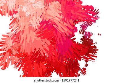 Light Red vector template with repeated sticks. Glitter abstract illustration with colorful sticks. Smart design for your business advert.