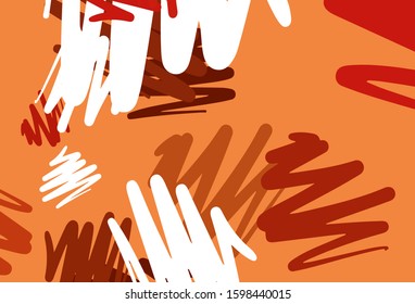 Light Red vector template with repeated sticks. Colorful shining illustration with lines on abstract template. Smart design for your business advert.