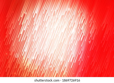 Light Red vector template with repeated sticks. Modern geometrical abstract illustration with Lines. Template for your beautiful backgrounds.