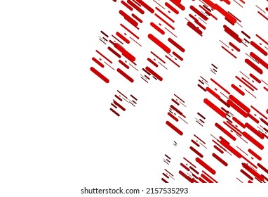 Light Red vector template with repeated sticks. Lines on blurred abstract background with gradient. Backdrop for TV commercials.