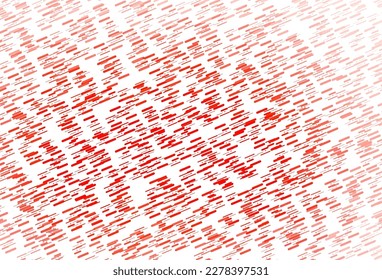 Light Red vector template with repeated sticks. Glitter abstract illustration with colored sticks. Best design for your ad, poster, banner.