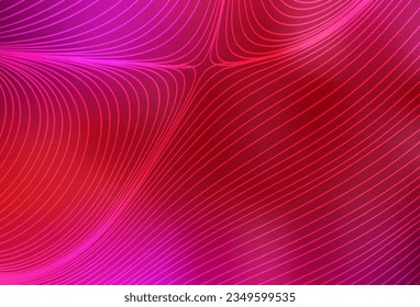 Light Red vector template with repeated sticks. Lines on blurred abstract background with gradient. Pattern for your busines websites.