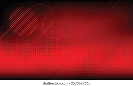 Light Red vector template with repeated sticks, circles. Modern geometrical abstract illustration with sticks, dots. Smart design for your business advert.