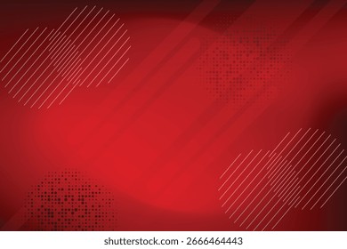 Modelo de vetor vermelho claro com palitos repetidos, círculos. Ilustração abstrata geométrica moderna com varas, pontos. Design inteligente para seu anúncio de negócios.