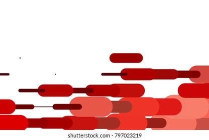 Light Red vector template with repeated sticks. Decorative shining illustration with lines on abstract template. The pattern can be used as ads, poster, banner for medicine.