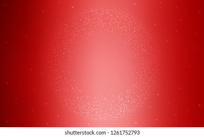 Light Red vector template with space stars. Space stars on blurred abstract background with gradient. Pattern for astrology websites.