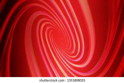 Light Red vector template with space stars. Modern abstract illustration with Big Dipper stars. Pattern for futuristic ad, booklets.