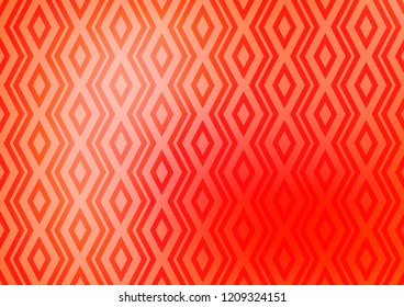 Light Red vector template with sticks, squares. Colorful decorative design in simple style with lines, rhombuses. Smart design for your business advert.