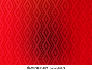 Light Red vector template with sticks, squares. Colorful decorative design in simple style with lines, rhombuses. Backdrop for TV commercials.